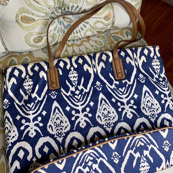 STELLA & DOT How Does She Do It TOTE SATCHEL Bag - Picture 3 of 4